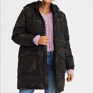 American Eagle Long Puffer Coat